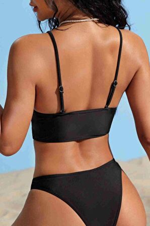 Angelsin Şık Bikini Altı Siyah