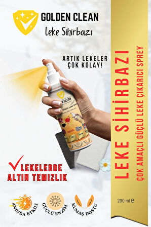 Golden Clean Leke Sihirbazı ve Leke Çıkarıcı