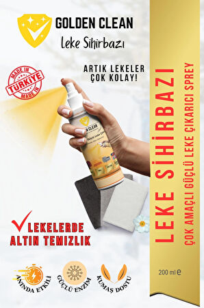 Golden Clean Leke Sihirbazı ve Leke Çıkarıcı