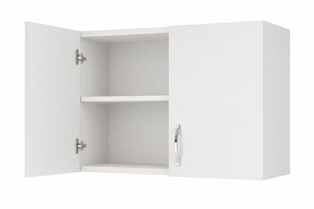 Ate Mutfak Üst Modül - Dolap 80 Cm Beyaz