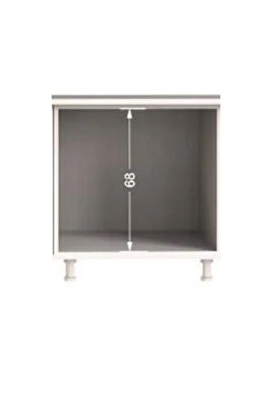 Asil Mutfak Alt Modül 60 Cm Safirmeşe Tezgah Dahil