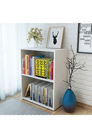 Seher Kitaplık 40 Cm Beyaz