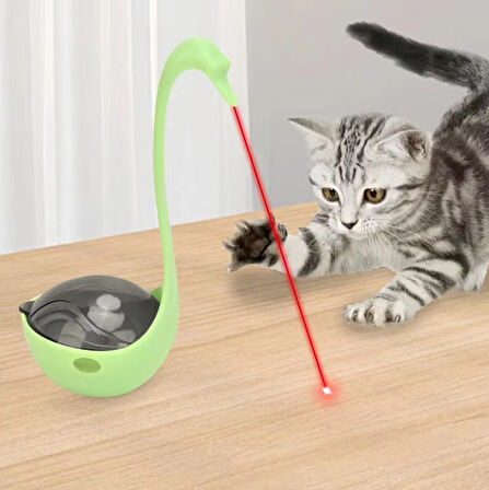 Kuğu Şeklinde Lazerli Kedi Oyuncağı