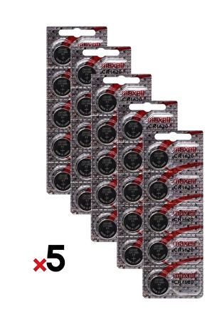 Cr1620 3v Hologram 5li (25 Adet)  Lityum Pil