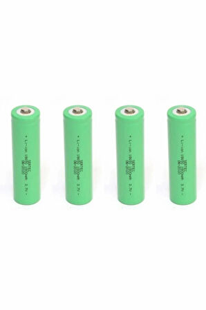 18650 Li-ion 3.7 V 1800 Mah Şarj Edilebilir Pil Sertec - 4 Adet