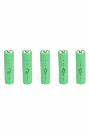 18650 Li-ion 3.7 V 1800 Mah Şarj Edilebilir Pil Sertec - 5 Adet