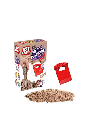 03685 Aksesuarlı Naturel Kinetik Oyun Kumu 500 gr -Dede