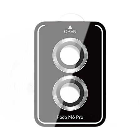 Gpack Xiaomi Poco M6 Pro Kamera Metal Cam Lens Koruyucu