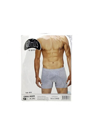3'lü Paket Likralı Erkek Boxer