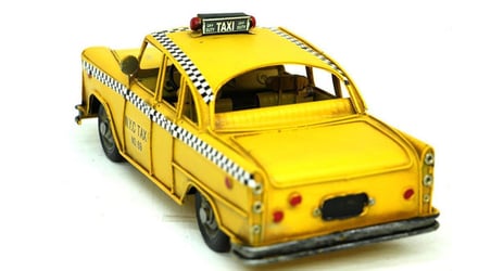 T.Concept Dekoratif Metal Vintage Taksi