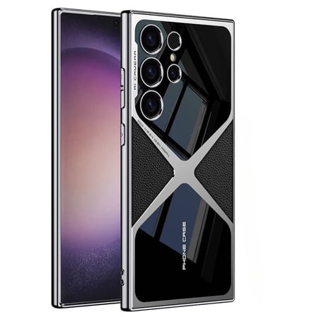 Gpack Samsung Galaxy S23 Ultra Kılıf X-Pro Ultra İnce Kamera Korumalı Deri Detaylı
