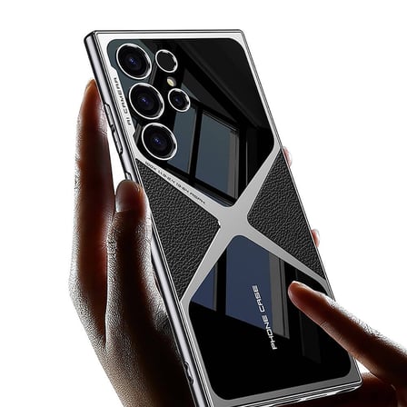 Gpack Samsung Galaxy S23 Ultra Kılıf X-Pro Ultra İnce Kamera Korumalı Deri Detaylı
