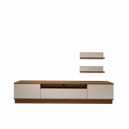 Decoraktiv Trio 4s Mdf Tv Ünitesi Tv Sehpası - Ceviz Beyaz