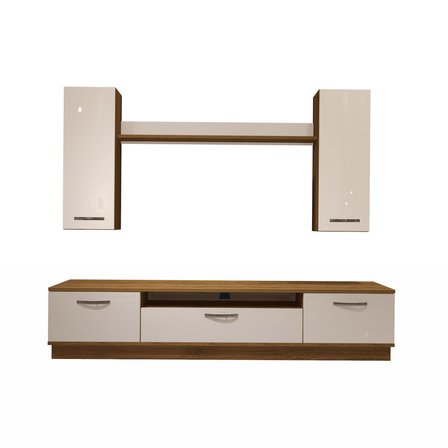 Decoraktiv Trio 5d Mdf Tv Ünitesi Tv Sehpası - Pera Beyaz