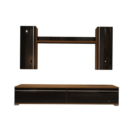 Decoraktiv Eko 7 Mdf Std Tv Ünitesi Tv Sehpası - Ceviz Siyah