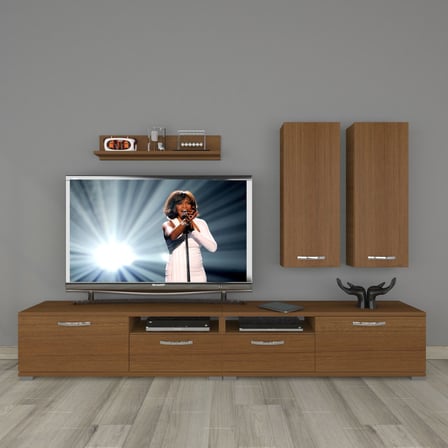 Decoraktiv Eko 5220d Mdf Tv Ünitesi Tv Sehpası - Naturel Ceviz