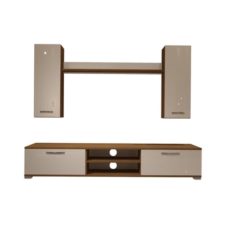 Decoraktiv Eko 5d Mdf Dvd Tv Ünitesi Tv Sehpası - Ceviz Beyaz