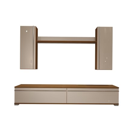 Decoraktiv Eko 5d Mdf Std Tv Ünitesi Tv Sehpası - Ceviz Beyaz
