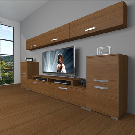 Decoraktiv Ekoflex 9 Slm Tv Ünitesi Tv Sehpası - Naturel Ceviz