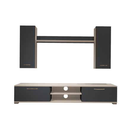 Decoraktiv Eko 7 Mdf Dvd Tv Ünitesi Tv Sehpası - Beyaz Antrasit