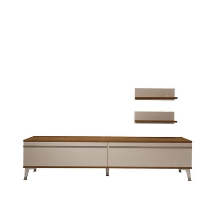 Decoraktiv Eko 4 Mdf Std Silver Tv Ünitesi Tv Sehpası - Ceviz Beyaz