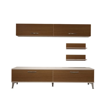 Decoraktiv Eko 5 Slm Std Silver Tv Ünitesi Tv Sehpası - Beyaz Ceviz