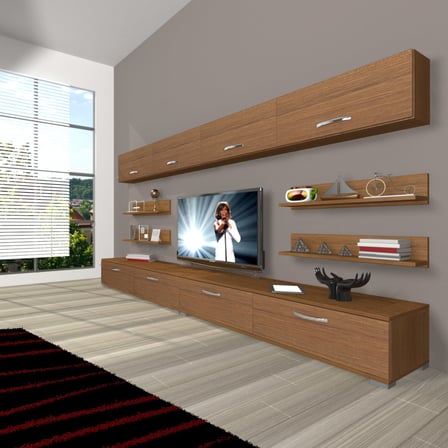 Decoraktiv Eko 360y Slm Tv Ünitesi Tv Sehpası - Naturel Ceviz