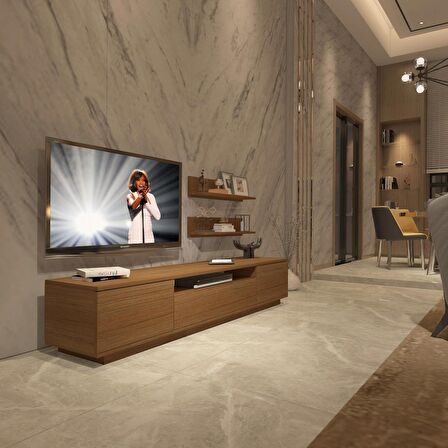 Decoraktiv Trendstyle 4S Mdf Tv Ünitesi Tv Sehpası - Naturel Ceviz