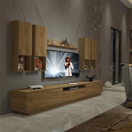 Decoraktiv Trendstyle 8DAS Mdf Tv Ünitesi Tv Sehpası - Naturel Pera