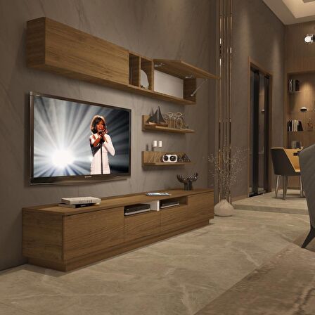 Decoraktiv Trendstyle 5220S Mdf Tv Ünitesi Tv Sehpası - Naturel Pera