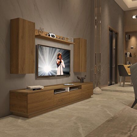 Decoraktiv Trendstyle 5220DS Mdf Tv Ünitesi Tv Sehpası - Naturel Pera