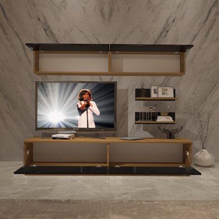 Decoraktiv Eko 5b Mdf Std Tv Ünitesi Tv Sehpası - Pera Siyah