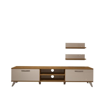 Decoraktiv Eko 4 Mdf Dvd Retro Tv Ünitesi Tv Sehpası - Pera Beyaz