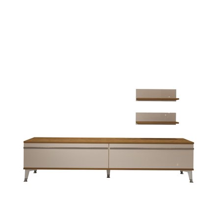 Decoraktiv Eko 4 Mdf Std Silver Tv Ünitesi Tv Sehpası - Pera Beyaz