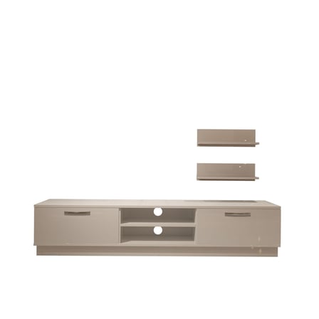 Decoraktiv Eko 4b Mdf Dvd Tv Ünitesi Tv Sehpası - Parlak Beyaz