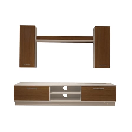 Decoraktiv Eko 5db Slm Dvd Tv Ünitesi Tv Sehpası - Beyaz Ceviz
