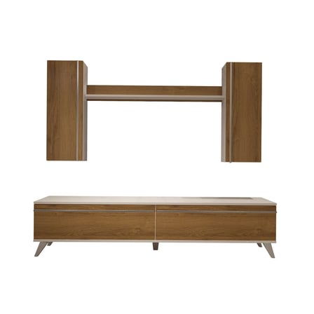 Decoraktiv Eko 7 Mdf Std Retro Tv Ünitesi Tv Sehpası - Beyaz Pera