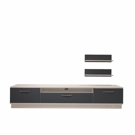 Decoraktiv Trio 4 Mdf Tv Ünitesi Tv Sehpası - Beyaz Antrasit