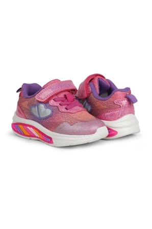Buckhead Nina Kız Çocuk Günlük Işıklı Spor Ayakkabı - Pembe BUCK3042-009