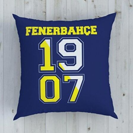 Taç Lisanslı Fenerbahçe 40 x 40 cm Çift Yönlü Kırlent