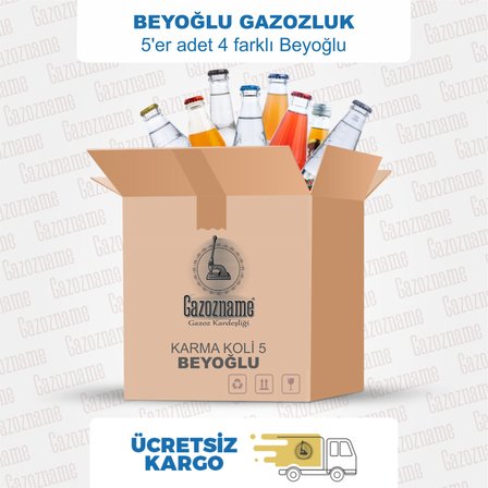 Beyoğlu Gazozluk 20'li Karma (Tüm BeyoğluGazoz Çeşitleri bir pakette)