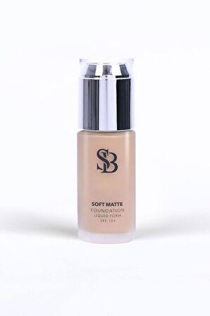 Selin Beauty Soft Matte SPF15 Fondöten Dark 40 ML