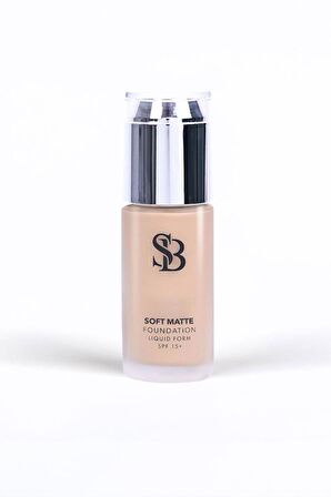 Selin Beauty Soft Matte SPF15 Fondöten Medium 40 ML