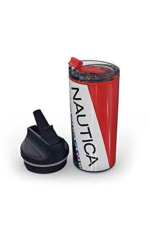 Nautica Ntm02 Sport Termos Paslanmaz Çelik 650 ml Navy Flags