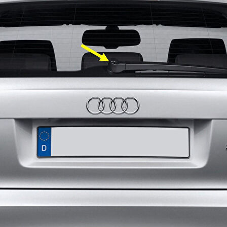 Audi A3 HB 2009-2012 Delikli Arka Silecek Kapağı 8E9955205C