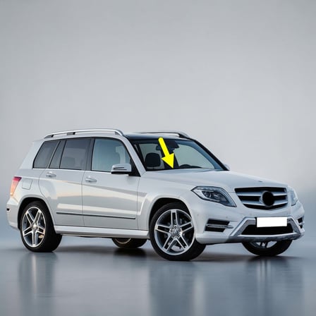 Mercedes GLK X156 2014-2015 Ön Cam Silecek Kolu Sağ Yolcu A2048201744