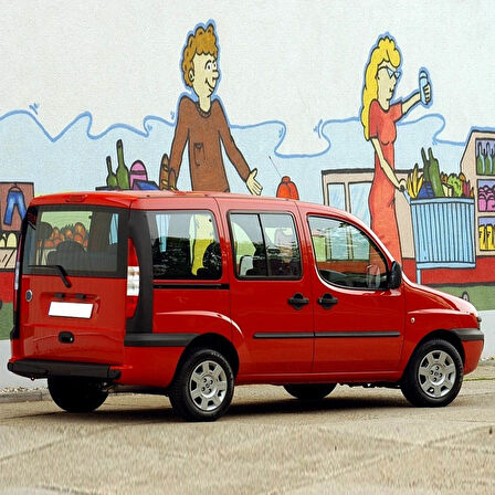 Fiat Doblo 2000-2005 Arka Cam Silecek Kolu Takımı Yukarı Açılan Bagaj