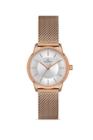 ELEGANGS EL2450.3 ROSE GOLD HASIR KADIN KOL SAATİ