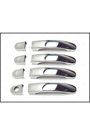 Vw T6 Transporter Uyumlu   Krom Kapı Kolu 4 Kapı 2015 Ve Üzeri Paslanmaz Çelik