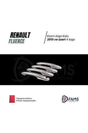 Renault Fluence Krom Kapı Kolu 4 Kapı 2010 Üzeri P. Çelik